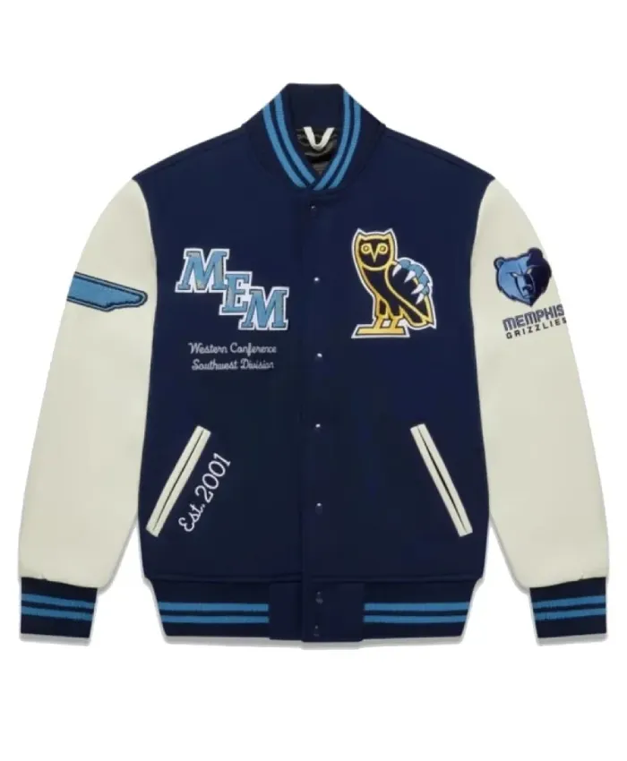 Shop Now OVO Memphis Grizzlies Varsity Jacket