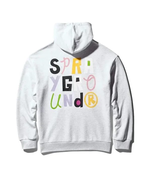 Sprayground SpongeBob White Printed Hoodie