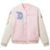 Stoney Clover Lane Disneyland Pink Varsity Jacket