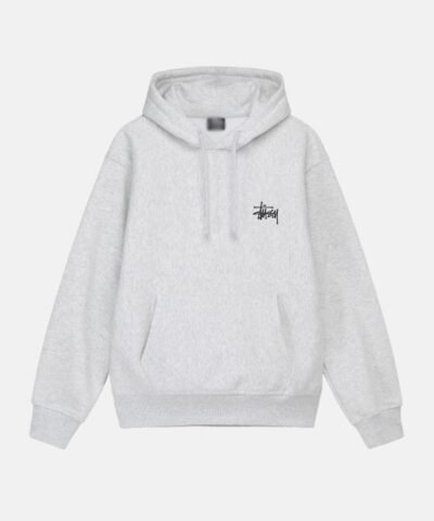 Stussy-Basic-Grey-Hoodie