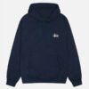Stussy-Basic-Navy-Blue-Hoodie