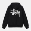 Stussy-Basic-Pullover-Black-Hoodie