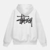 Stussy-Basic-White-Pullover-Hoodie
