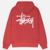 Stussy-Red-Pullover-Hoodie