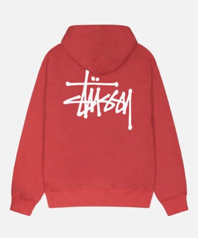 Stussy-Red-Pullover-Hoodie