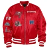 Tampa Bay Buccaneers Bomber Red MA-1 Jacket