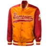 Tampa Bay Buccaneers Tradition Orange Red Satin Jacket