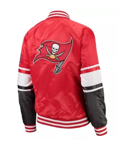 Tampa Bay Buccaneers Victory Cheer Red Satin Jacket