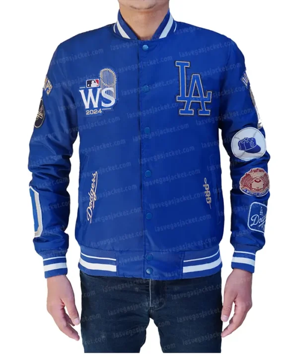 Los Angeles Dodgers 2024 World Series Champions Satin Jacket