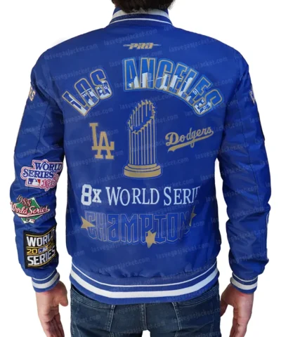 Los Angeles Dodgers 2024 World Series Champions Satin Jacket