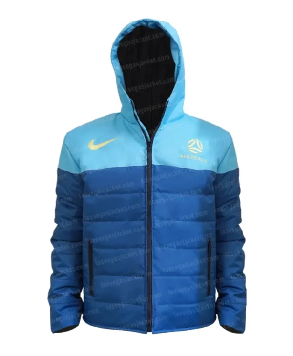 Matildas 2023 Samantha Kerr Blue Puffer Jacket