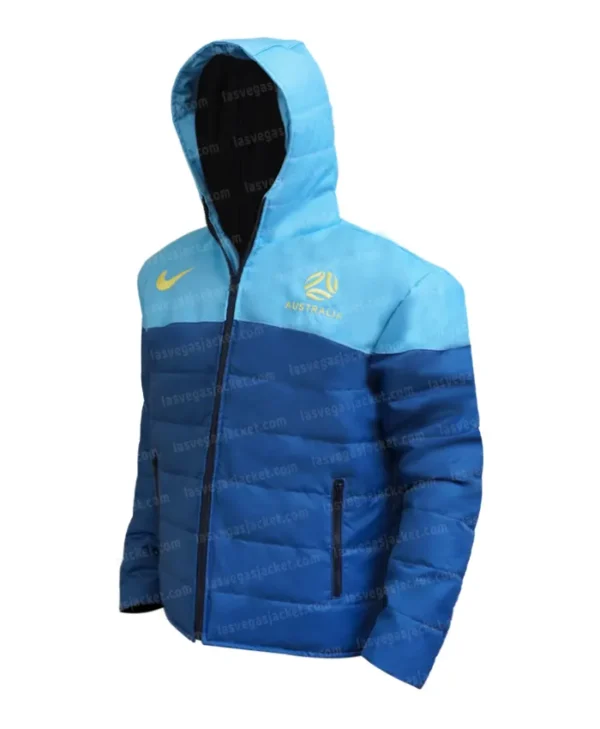 Matildas 2023 Samantha Kerr Blue Puffer Jacket