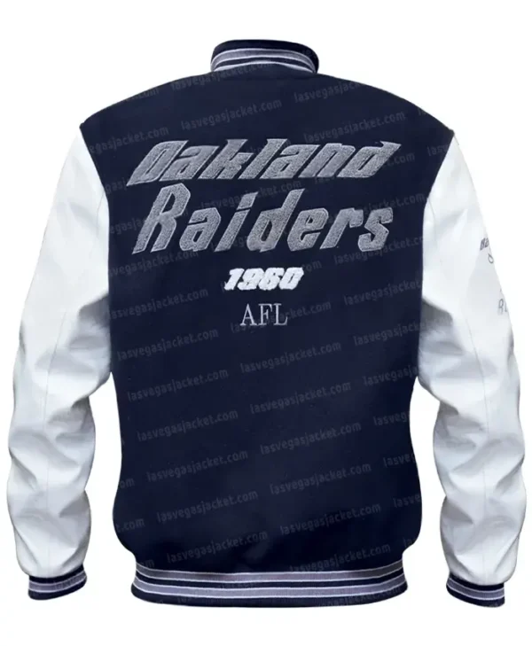 Oakland Raiders Letterman Varsity Jacket