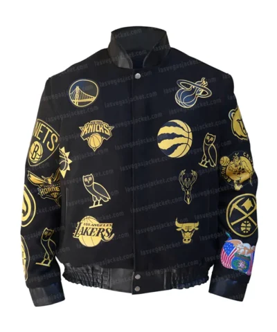 OVO NBA Team Black Varsity Jacket