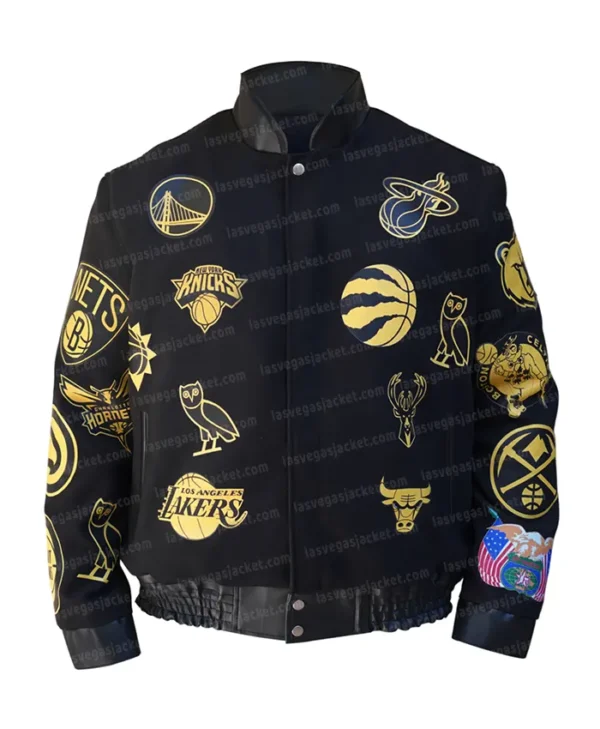 OVO NBA Team Black Varsity Jacket