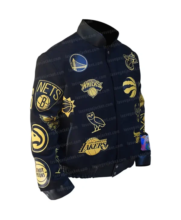 OVO NBA Team Black Varsity Jacket