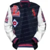 St. Louis Cardinals Old English Navy and White Varsity Jacket