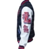 St. Louis Cardinals Old English Navy and White Varsity Jacket
