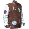 Travis Scott x Jordan Brown Varsity Jacket