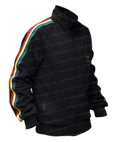 Bob Marley Black Adidas Track Jacket