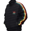 Bob Marley Black Adidas Track Jacket