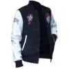 Classic Ohio State University Black and White Varsity Jacket