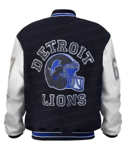 Detroit Lions Beverly Hills Edition Barry Sanders Varsity Jacket