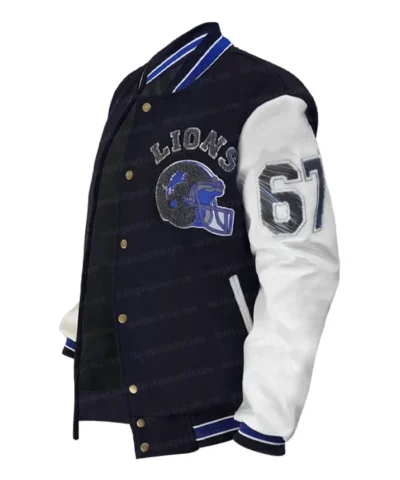 Detroit Lions Beverly Hills Edition Barry Sanders Varsity Jacket