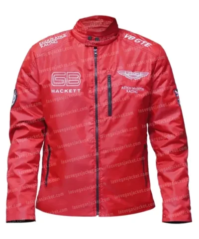 GB Hacket Astin Martin F1 Racing Red Jacket