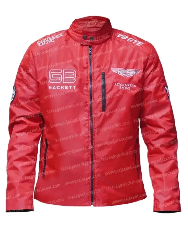 GB Hacket Astin Martin F1 Racing Red Jacket