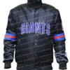 80’s New York Giants Black Bomber Satin Jacket