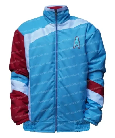 Houston Oilers Star Windbreaker Jacket
