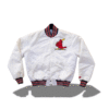 90s Arizona Cardinals White Satin Jacket