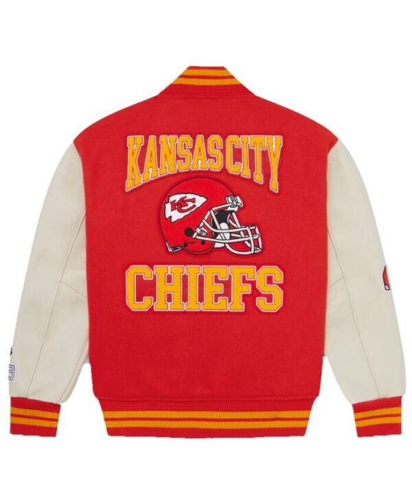 cheifs OVO X NFL Full-Snap Varsity Jacket
