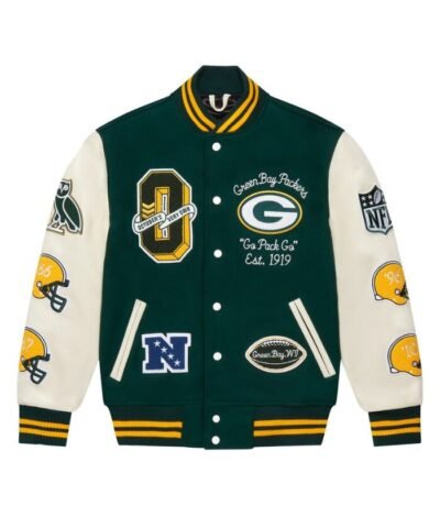 Packers OVO X NFL Full-Snap Varsity Jacket