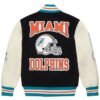 Dolphine OVO X NFL Full-Snap Varsity Jacket