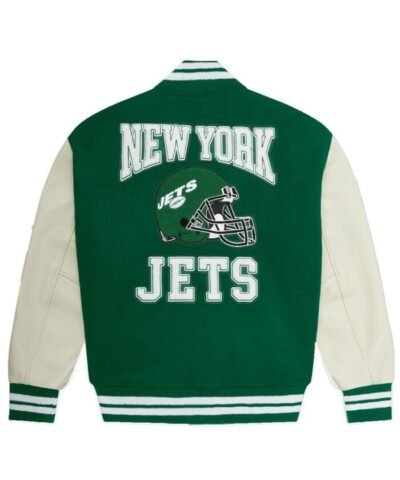 Jets OVO X NFL Full-Snap Varsity Jacket