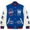 Giants OVO X NFL Full-Snap Varsity Jacket