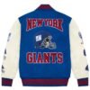 Giants OVO X NFL Full-Snap Varsity Jacket