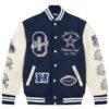 Cowboy OVO X NFL Full-Snap Varsity Jacket