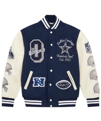 Cowboy OVO X NFL Full-Snap Varsity Jacket