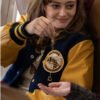 Yellowjackets-Ella-Purnell-Letterman-Jacket
