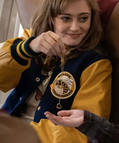Yellowjackets Wiskayok Blue And Yellow Varsity Jacket