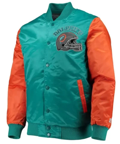 aqua-orange-miami-dolphins-locker-room-throwback-jacket