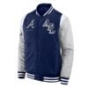 Elements Elite Atlanta Braves Navy Jacket