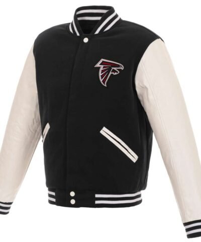 atlanta-falcons-black-and-white-varsity-jacket