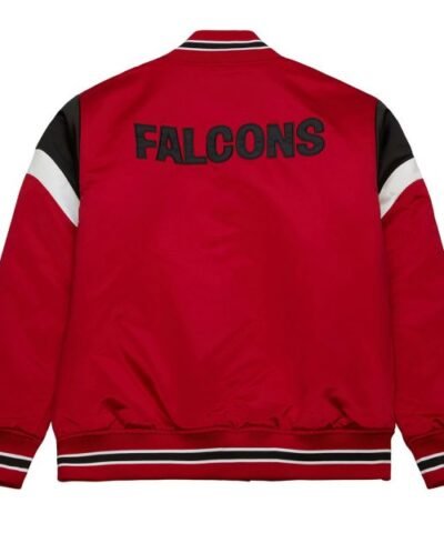 atlanta-falcons-heavyweight-red-satin-jacket