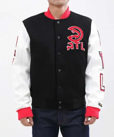 atlanta hawks letterman jacket