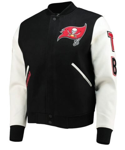 black-and-white-tampa-bay-buccaneers-varsity-jacket