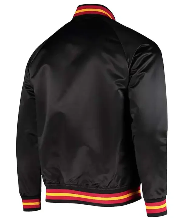 Hardwood Classics Atlanta Hawks Black Jacket - Image 2